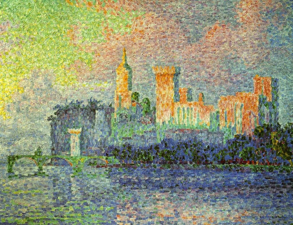 How Seurat Signac Pointillism Influenced My New Painting Elysian 